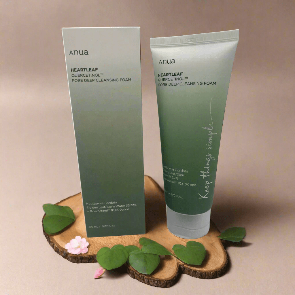 Anua Cleansing Foam Anua Heartleaf Quercetinol Pore Deep Cleansing Foam – Calming & Clarifying Cleanser (150ml)