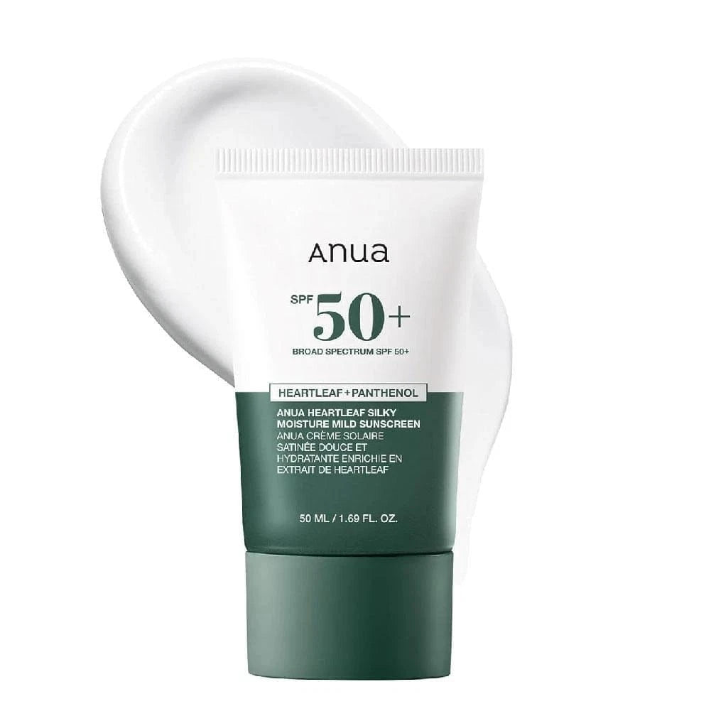 Anua Sunscreen Anua Heartleaf Silky Moisture Sun Cream SPF50+ PA++++ – Lightweight Hydrating Sunscreen