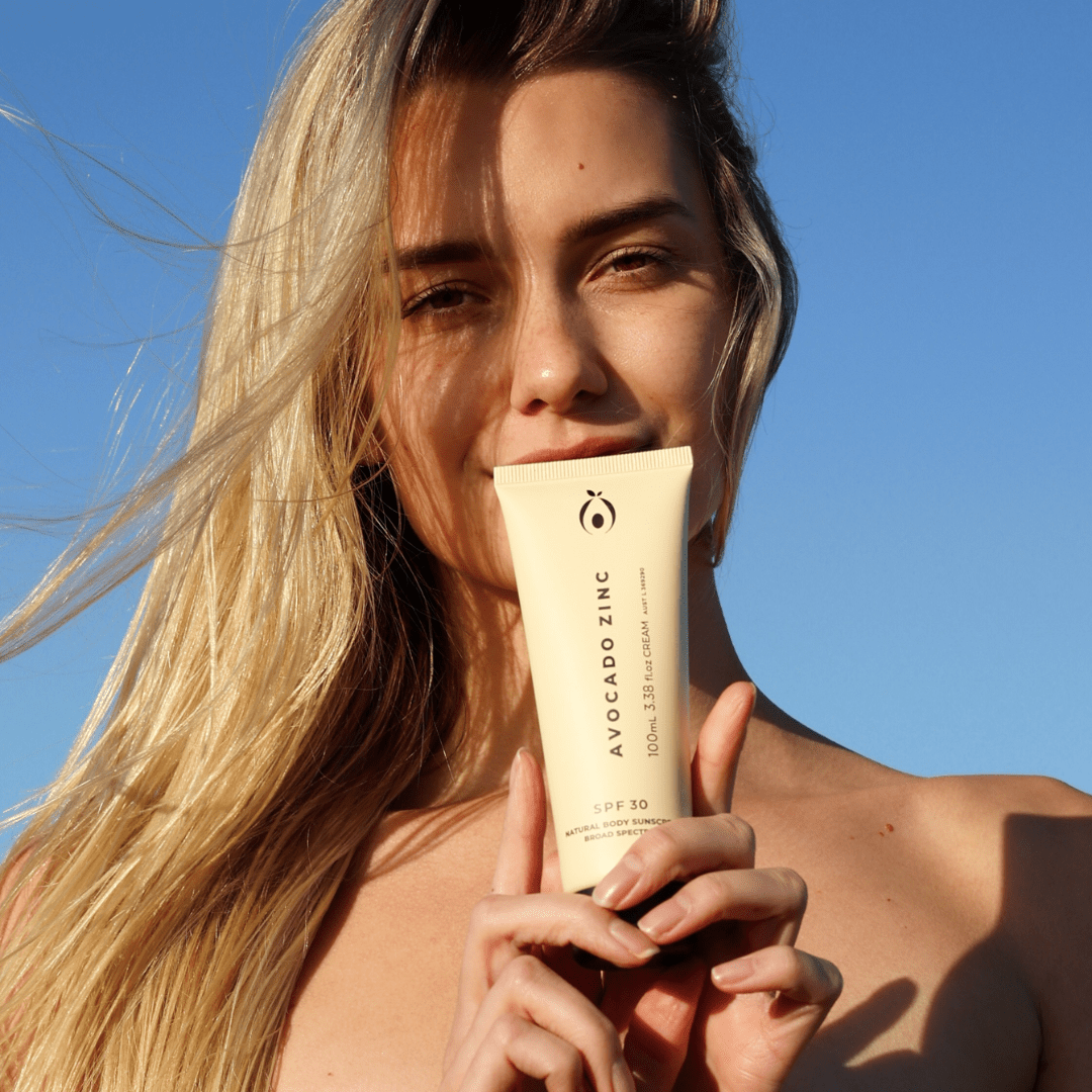 Avocado Zinc Sunscreen Avocado Zinc SPF 30 Natural Body Sunscreen – Mineral & Reef-Safe Sun Protection