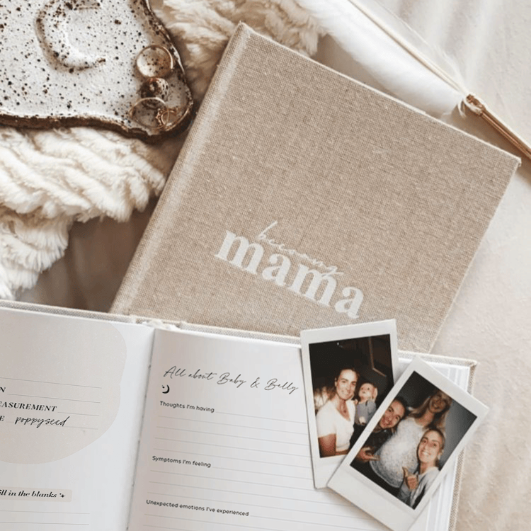 Becoming MAMA Pregnancy Journal Axel & Ash Journal Becoming MAMA – A Guided Pregnancy Journal & Keepsake for Expecting Mothers