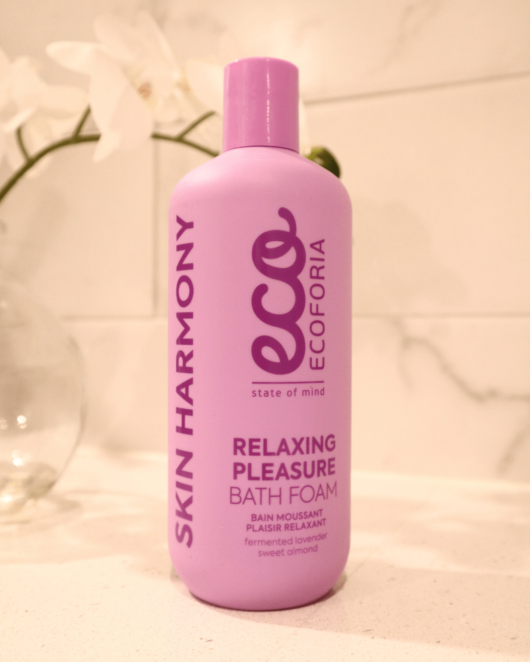 Ecoforia Body and Face Wash Ecoforia Relaxing Pleasure Bath Foam – Aromatic Moisture-Boosting Soak with Lavender & Almond Oil (400ml)