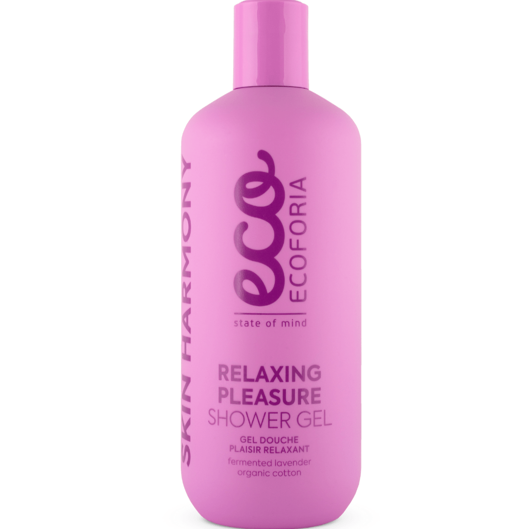 Ecoforia Body and Face Wash Ecoforia Relaxing Pleasure Shower Gel – Soothing Cleanse with Lavender & Cotton Extract (400ml)