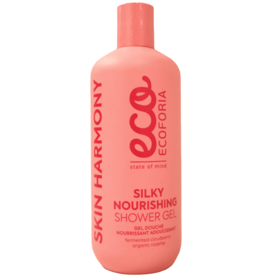 Ecoforia Body and Face Wash Ecoforia Silky Nourishing Shower Gel – Brightening Cleanse with Cloudberry & Rosehip Oil (400ml)