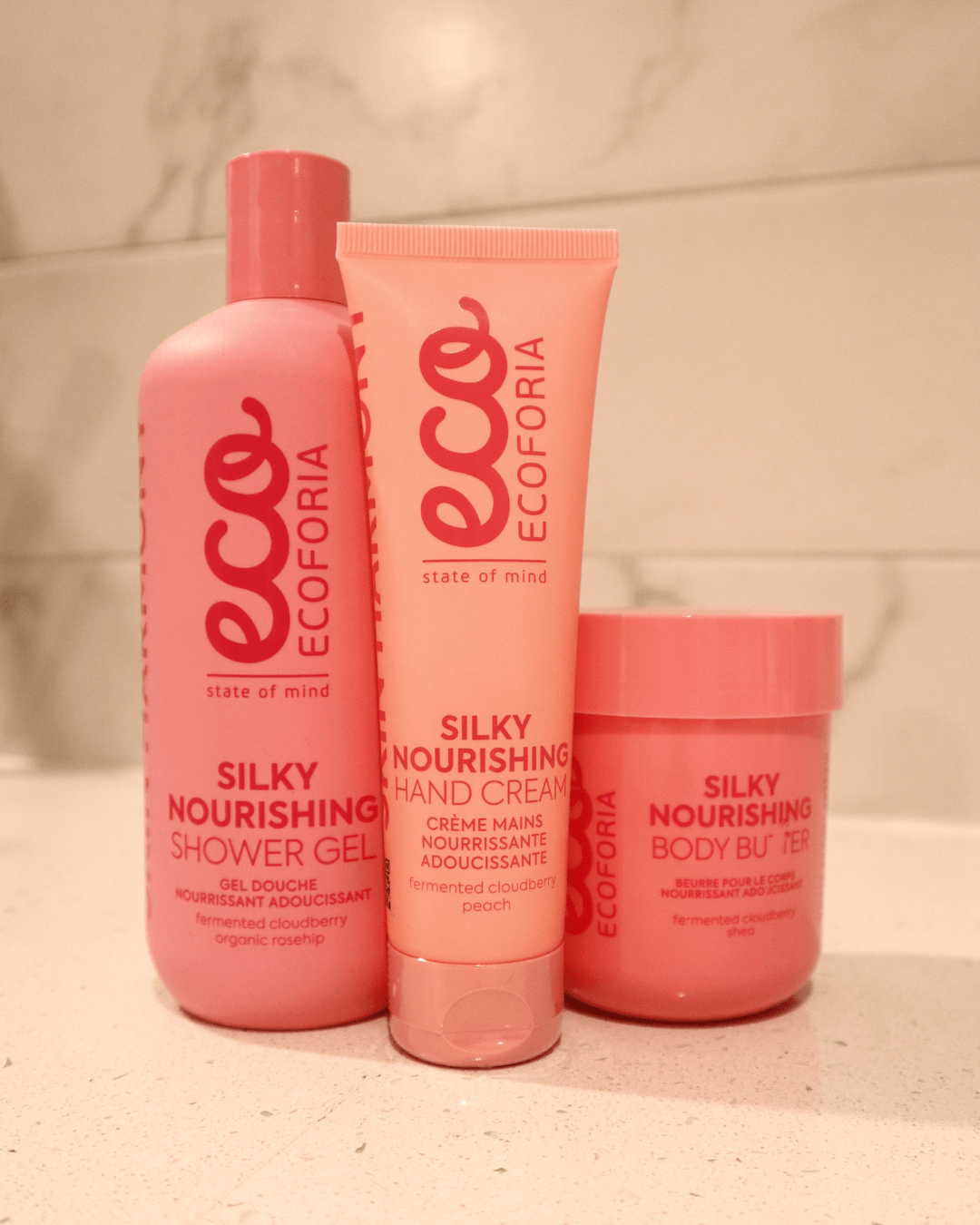 Ecoforia Body and Face Wash Ecoforia Silky Nourishing Shower Gel – Brightening Cleanse with Cloudberry & Rosehip Oil (400ml)