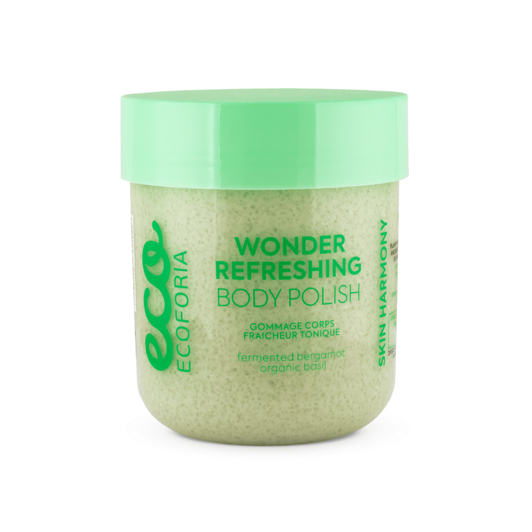 Ecoforia Body Scrub Ecoforia Wonder Refreshing Body Polish – Smoothing Exfoliant with Basil & Bergamot (200ml)