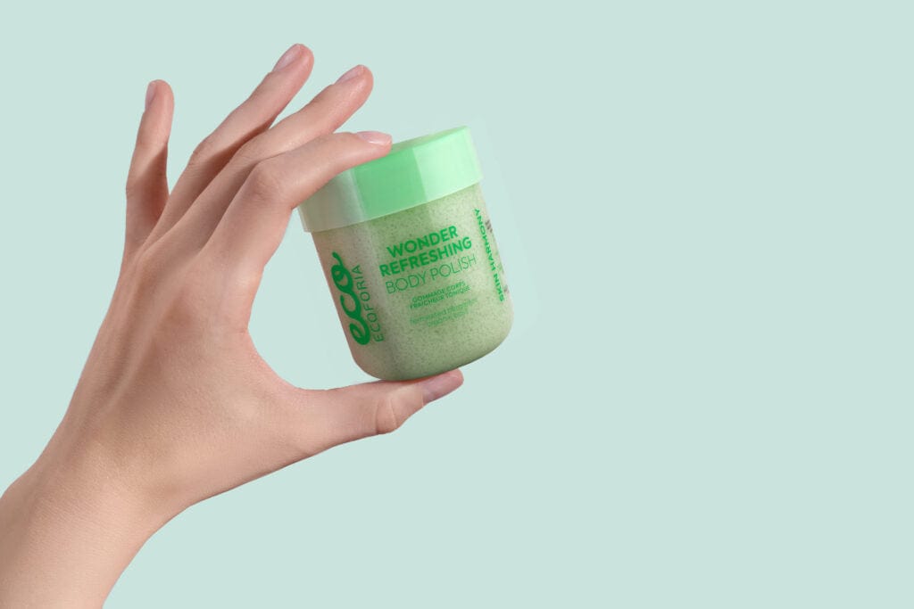 Ecoforia Body Scrub Ecoforia Wonder Refreshing Body Polish – Smoothing Exfoliant with Basil & Bergamot (200ml)