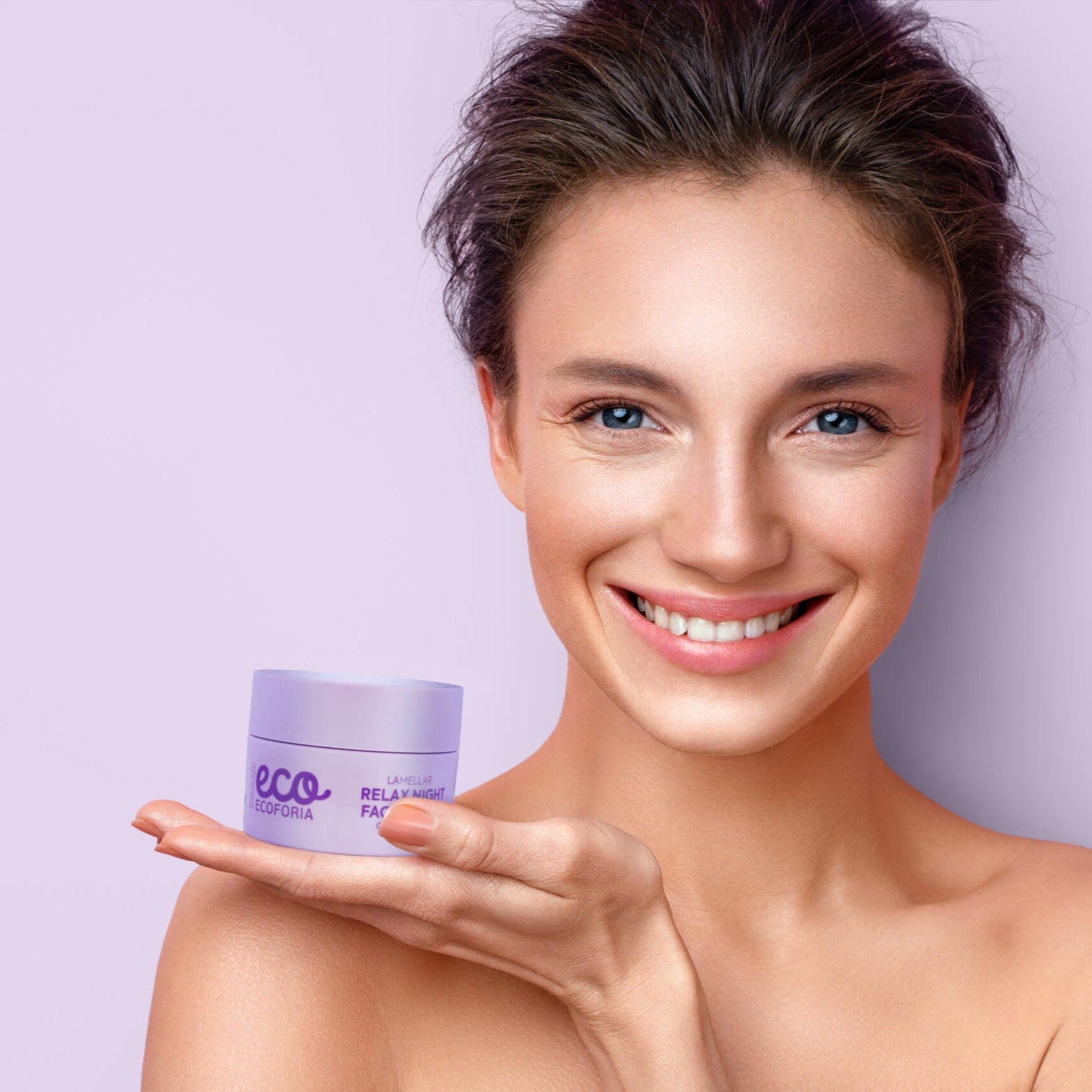 Ecoforia Moisturiser Ecoforia Lamellar Relax Night Face Cream – Anti-Ageing + Firming Bakuchiol Moisturiser (50ml)