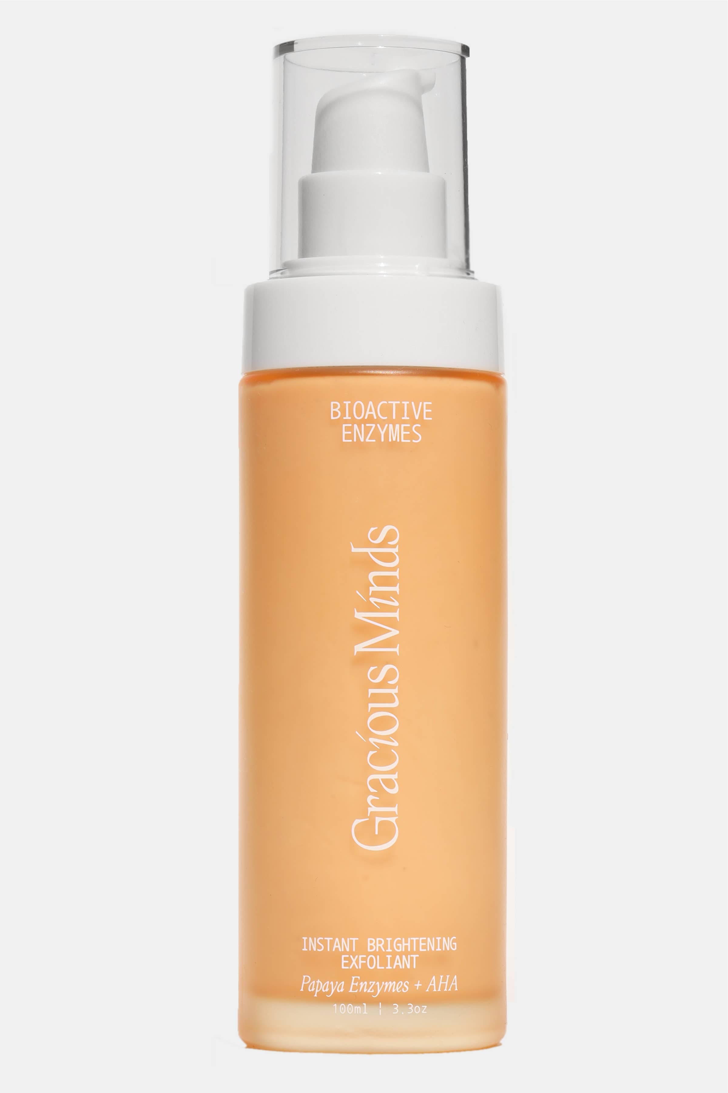 Gracious Minds Exfoliant Bioactive Enzymes Instant Brightening Exfoliant