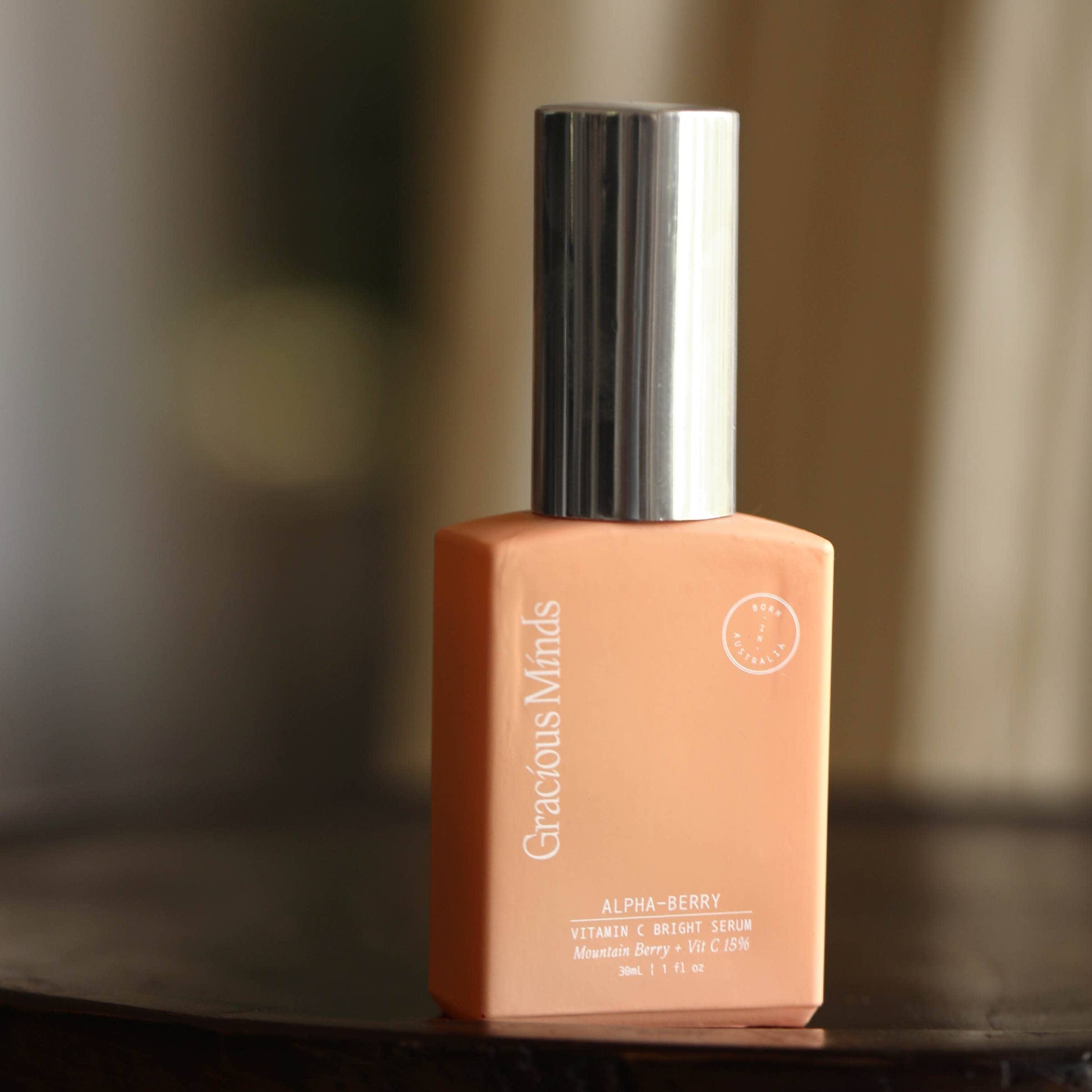 Gracious Minds Serum Alpha-Berry Vitamin C Serum 15% – Brightening Antioxidant Face Serum (30ml)