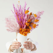 Marmoset Found Vase Marmoset Ripple Vase - Snow