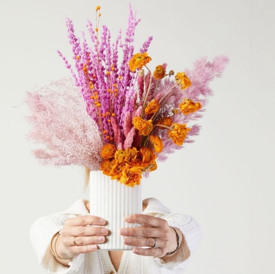 Marmoset Found Vase Marmoset Ripple Vase - Snow