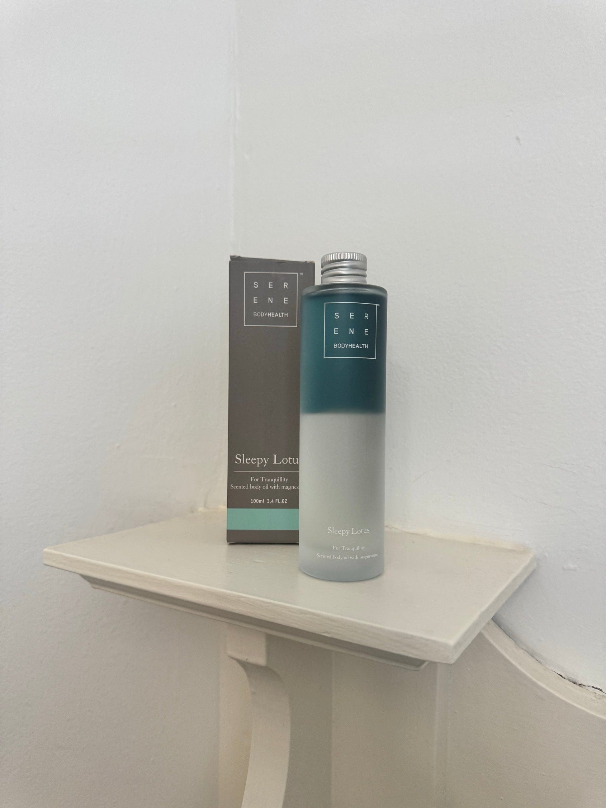 Serene Body Health Body Oil Sleepy Lotus Magnesium Body Oil – Scented Body Moisturiser (100ml)