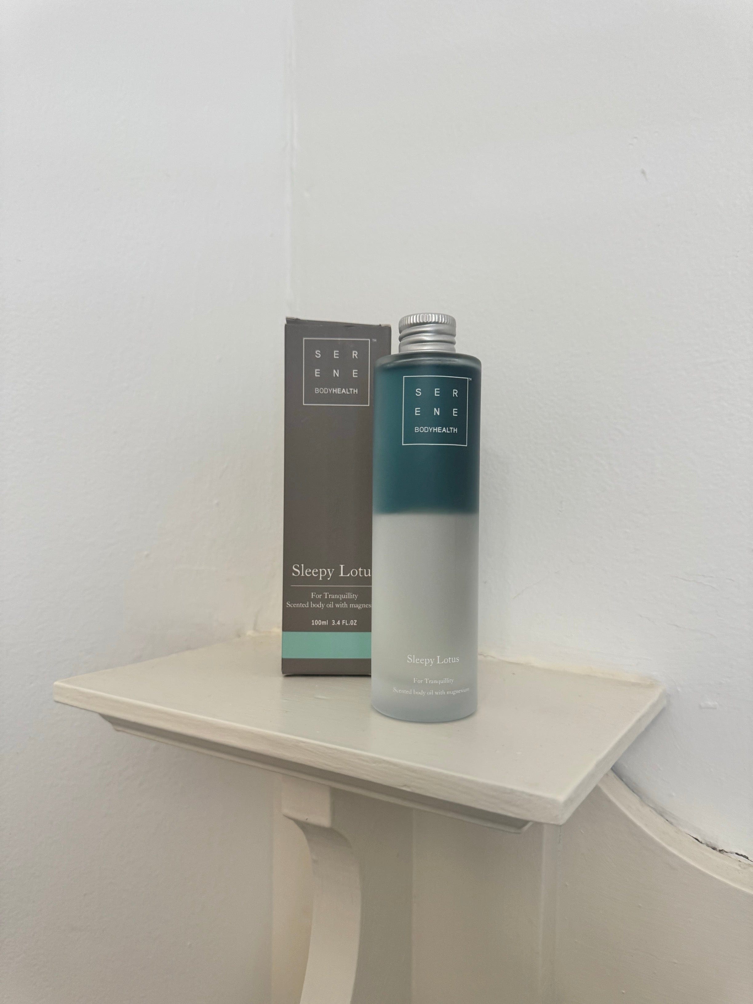 Serene Body Health Body Oil Sleepy Lotus Magnesium Body Oil – Scented Body Moisturiser (100ml)