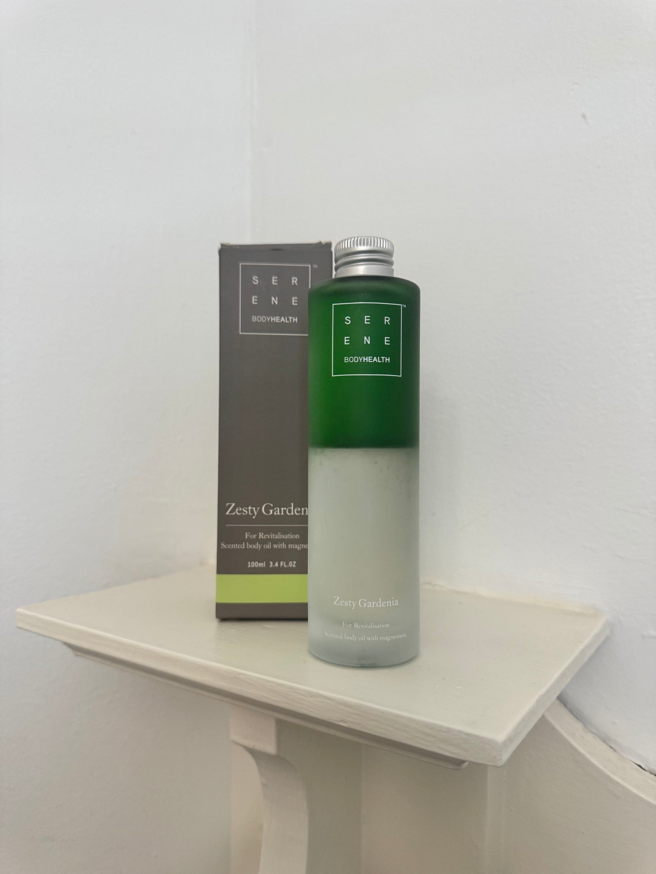 Serene Body Health Body Oil Zesty Gardenia Magnesium Body Oil – Scented Body Moisturiser (100ml)