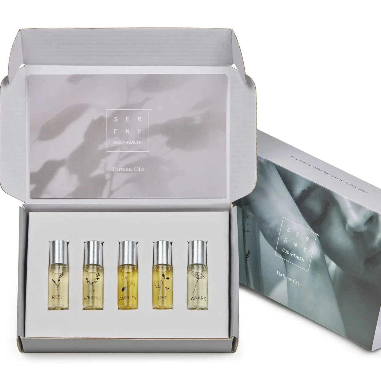 Serene Body Health Perfume Serene Body Health Discovery Box – Scented Perfume Oil Gift Set (5 x 10ml)