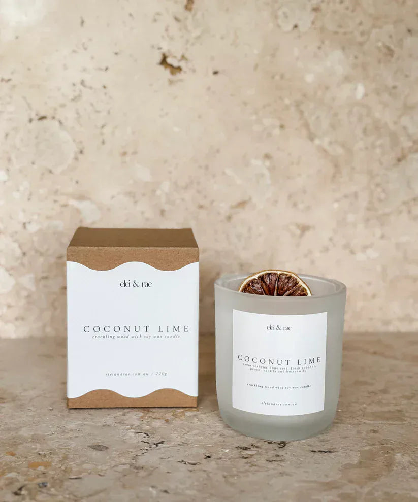 Simply Hygge Living Candles Coconut Lime 220g | Elei & Rae