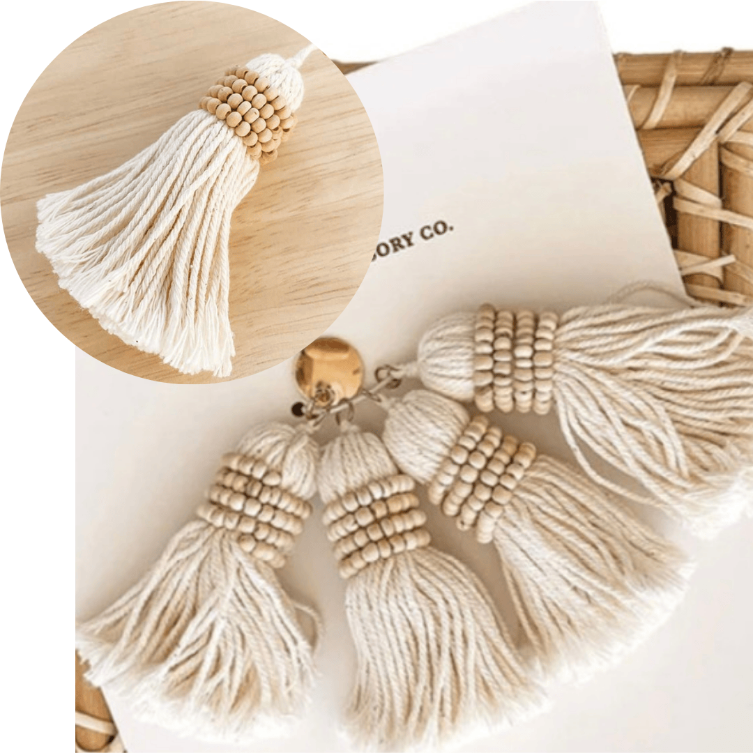 Simply Hygge Living Cushion Seren | Tassel Set
