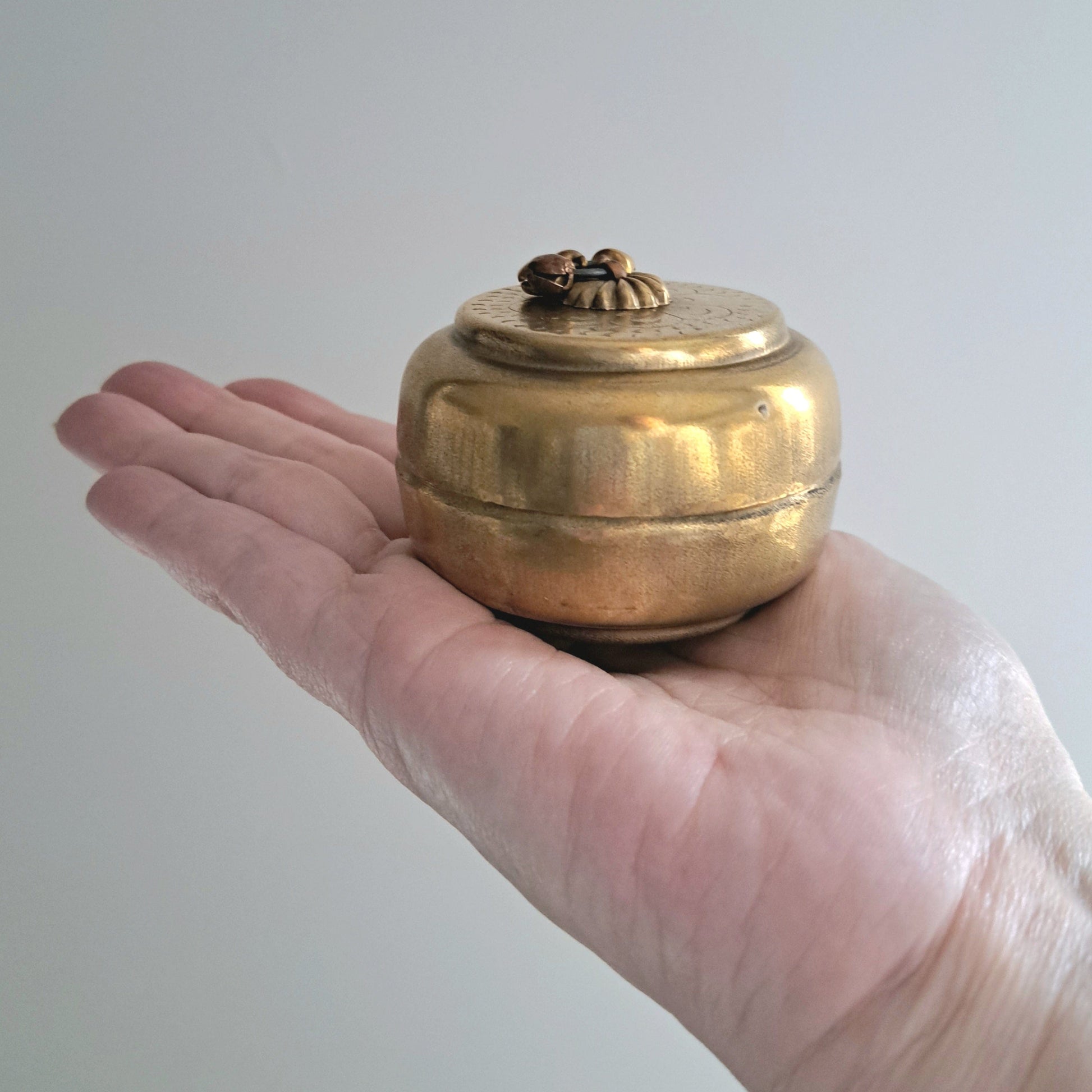 Simply Hygge Living Home Decor Brass Trinket Boxes