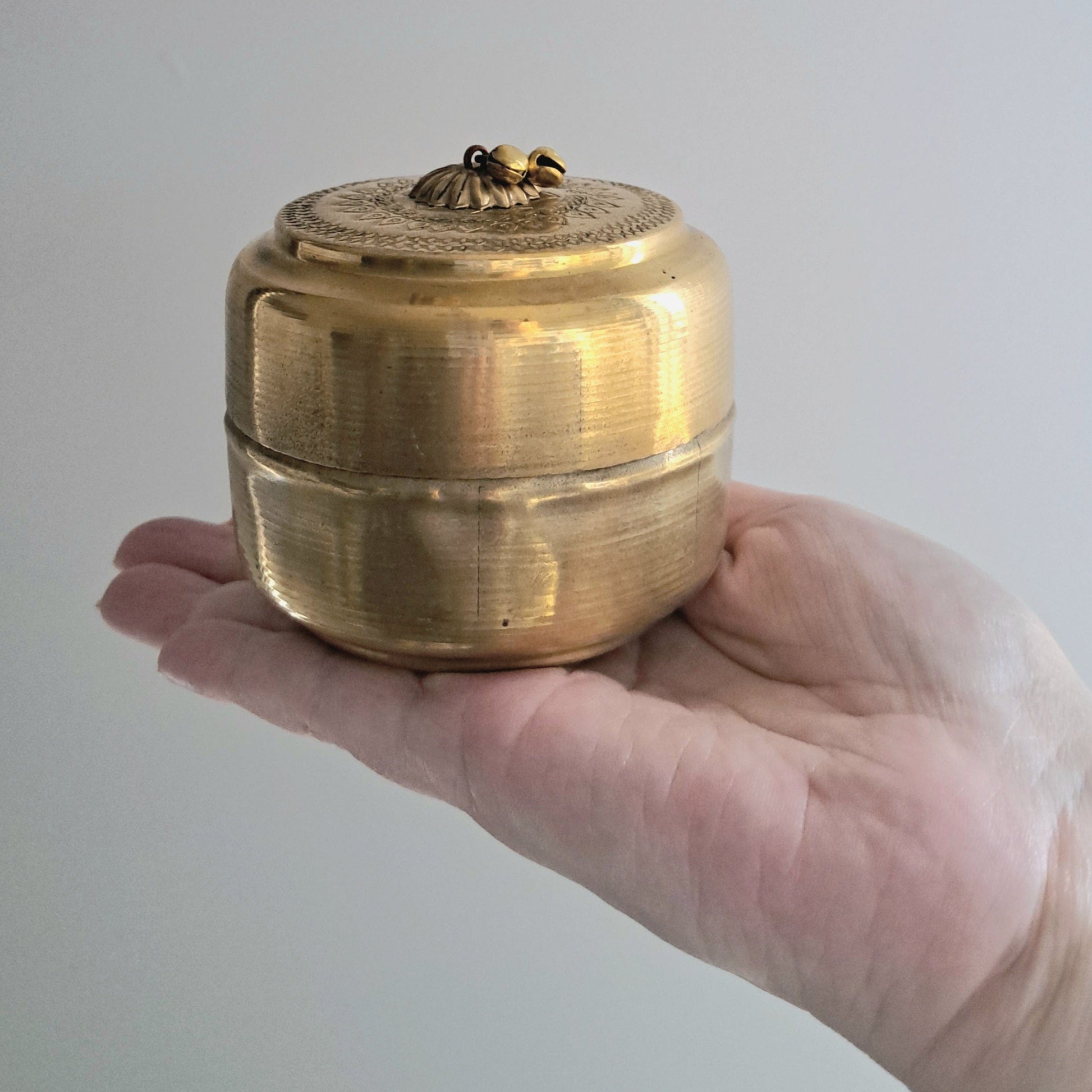 Simply Hygge Living Home Decor Brass Trinket Boxes