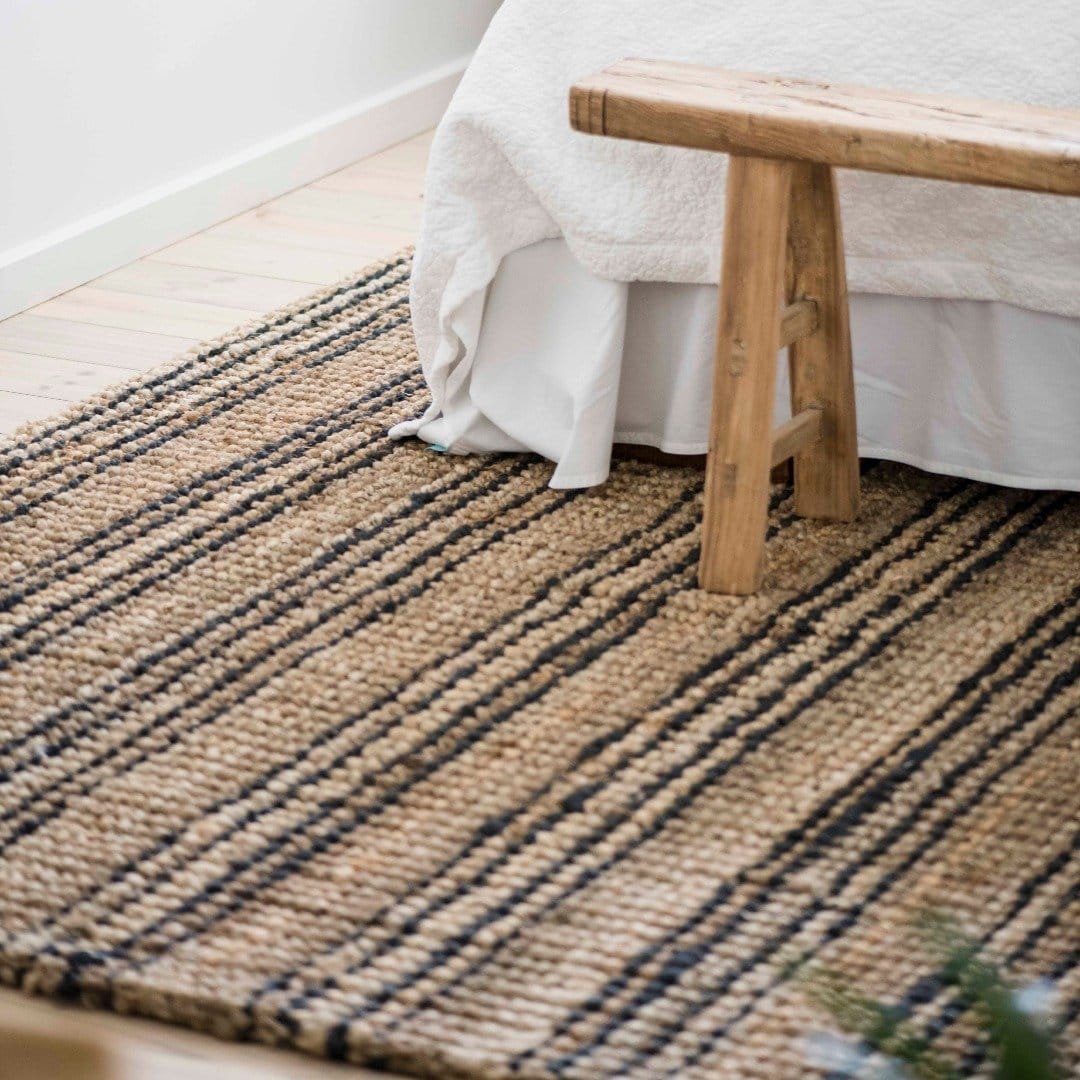 Simply Hygge Living Rugs 180cm x 270cm Stripe Jute Rugs & Runners