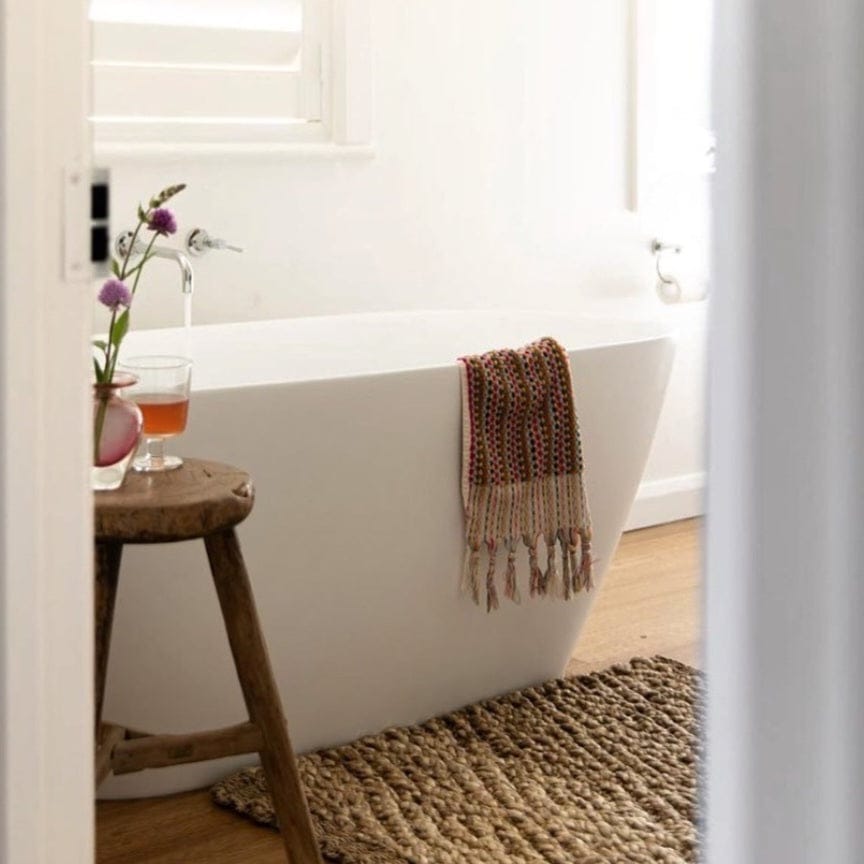 Simply Hygge Living Rugs 70cm x 140cm Aztec Jute Rugs & Runners