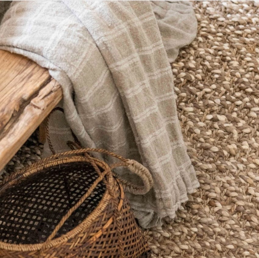Simply Hygge Living Rugs 80cm x 300cm Aztec Jute Rugs & Runners