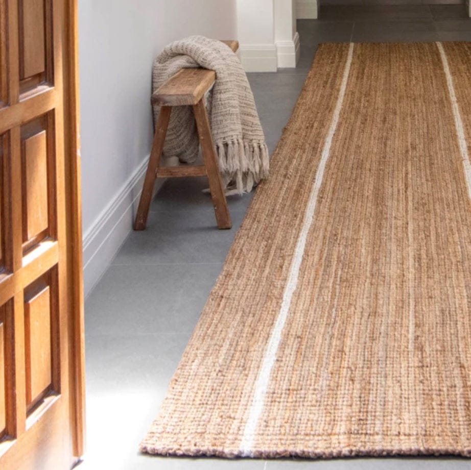 Simply Hygge Living Rugs 80cm x 300cm Byron Jute Runners