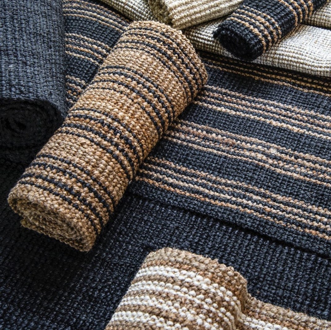 Simply Hygge Living Rugs Stripe Jute Rugs & Runners