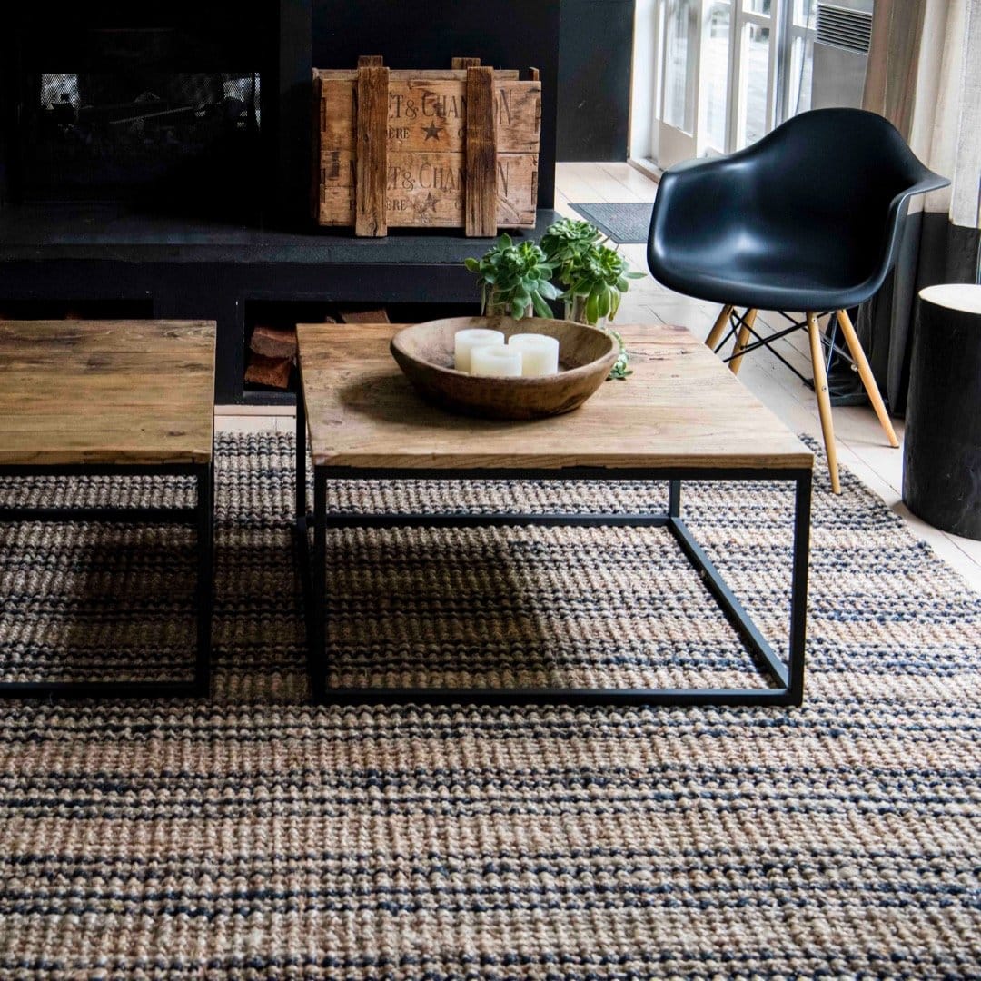 Simply Hygge Living Rugs Stripe Jute Rugs & Runners
