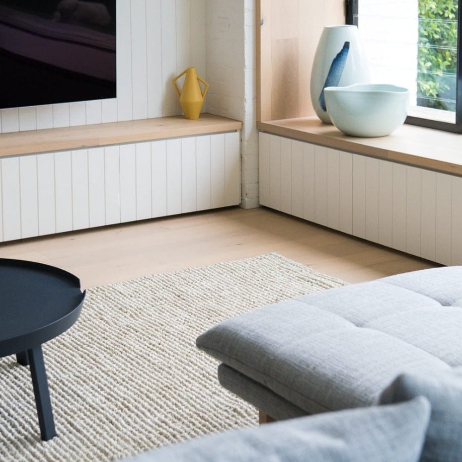 Simply Hygge Living Rugs White Wash Jute Rugs & Runners