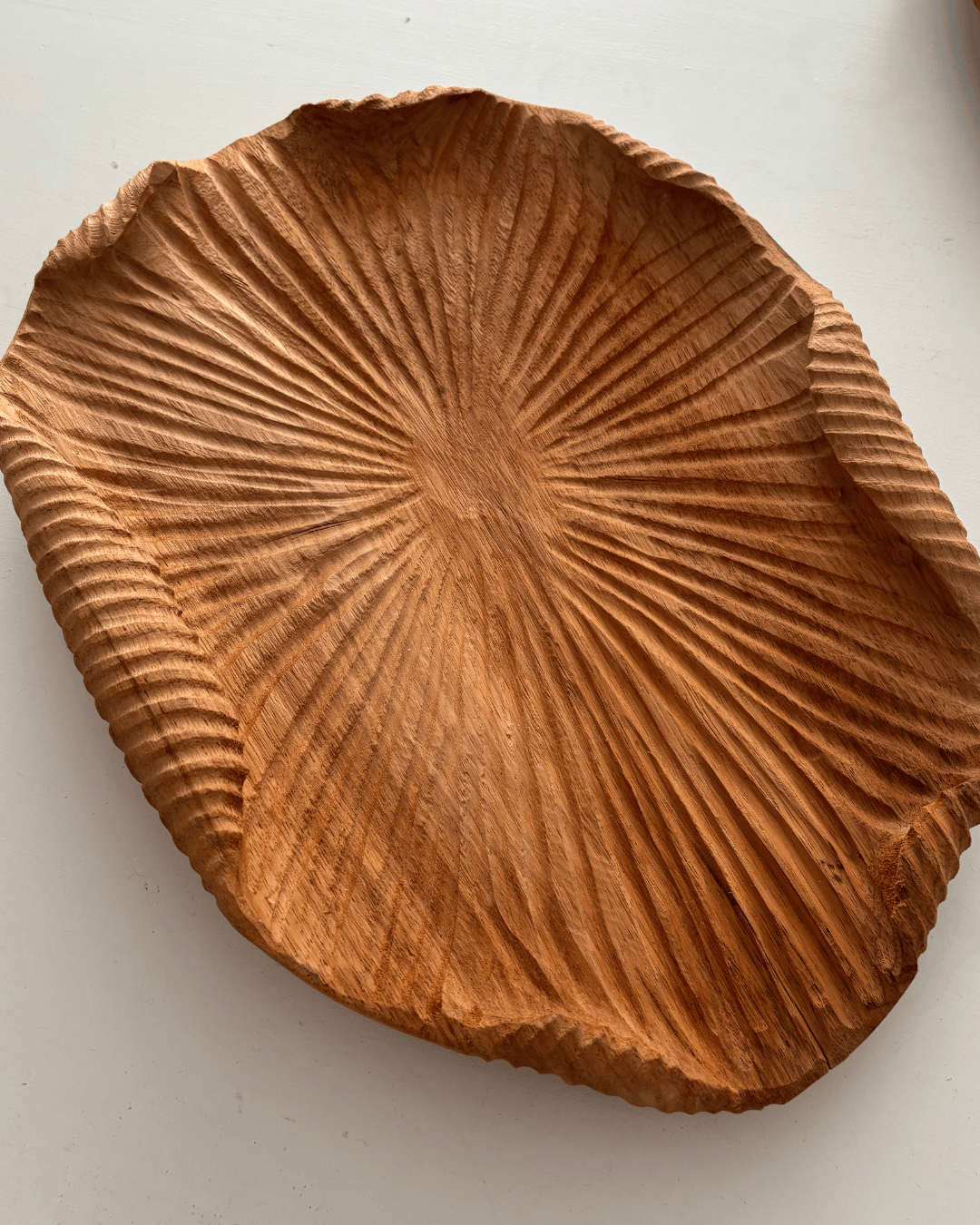 Simply Hygge Living Tray Solara Carved Bowl
