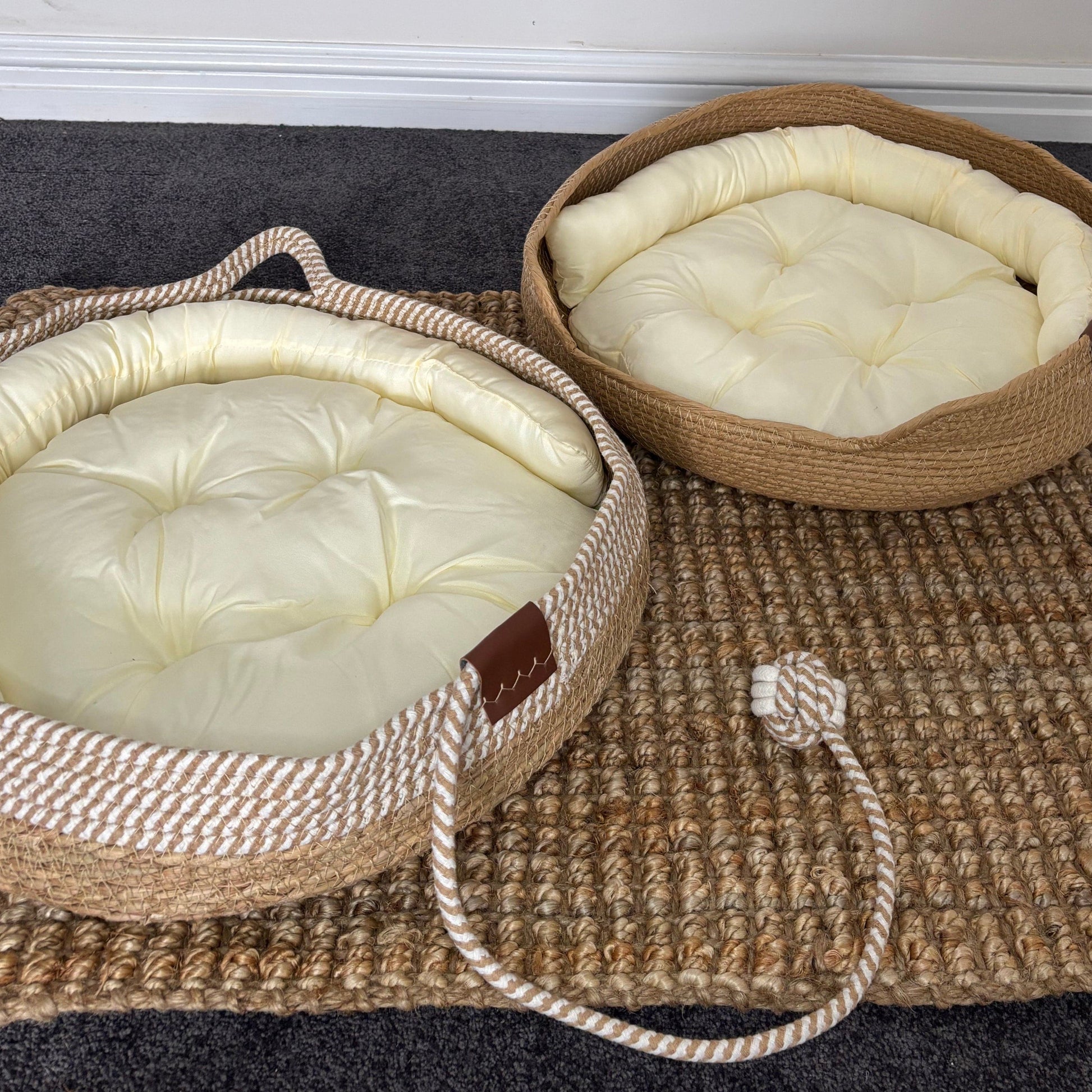 Willow Nest Pet Cradle Simply Hygge Living Willow Nest – Handmade Natural Cradle for Pets
