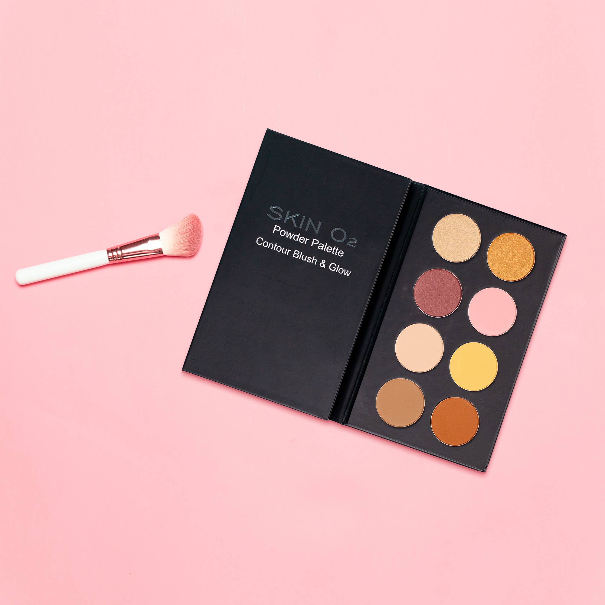 Skin O2 Contour Blush & Glow Powder Palette