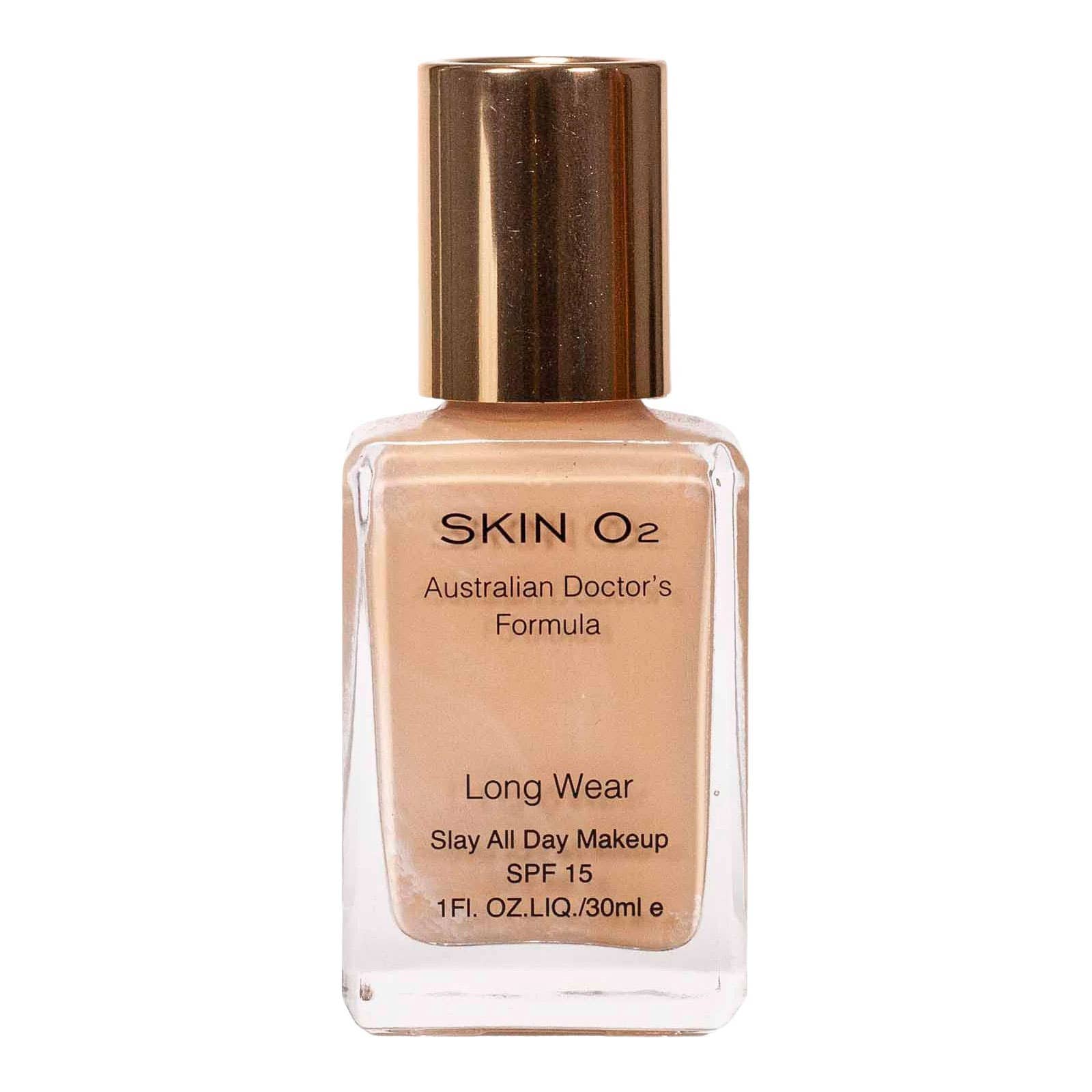 Skin O2 Foundation FAIR / 30ML Skin O2 Mineral Long Wear Foundation – Full Coverage, Skin-Loving Makeup (30ml)