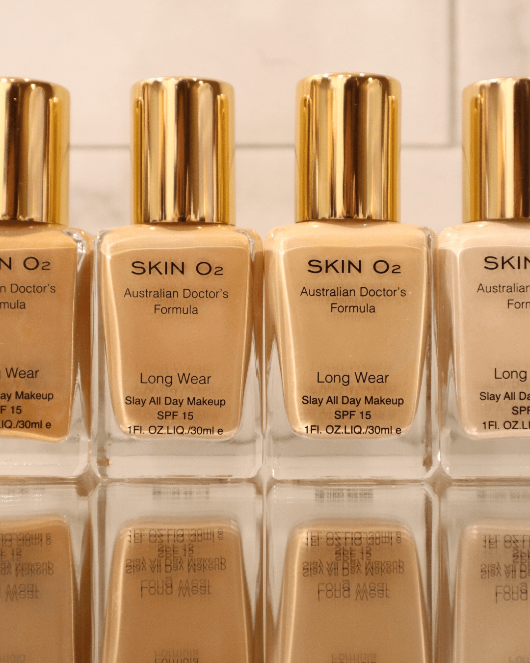 Skin O2 Foundation Skin O2 Mineral Long Wear Foundation – Full Coverage, Skin-Loving Makeup (30ml)