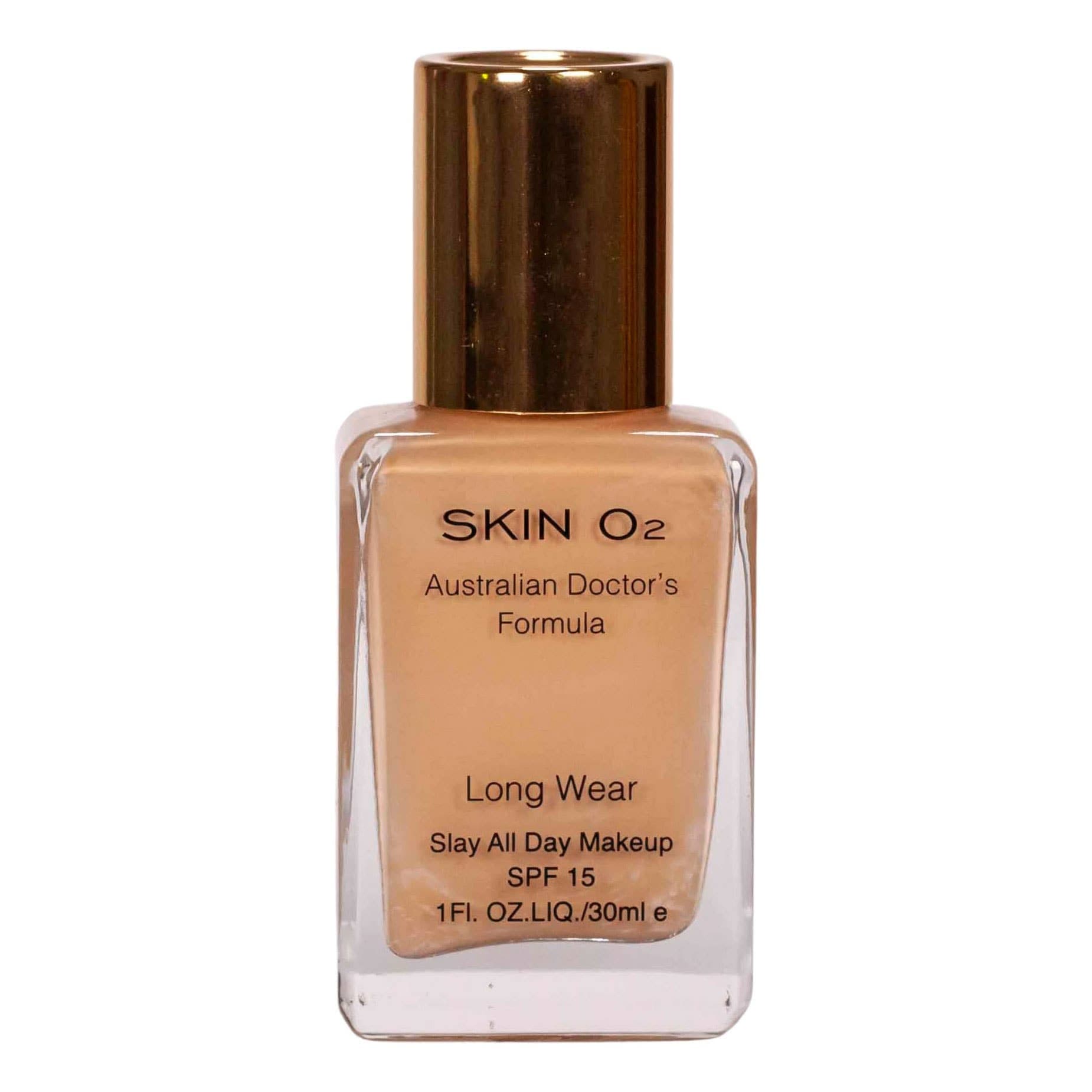 Skin O2 Foundation TAN / 30ML Skin O2 Mineral Long Wear Foundation – Full Coverage, Skin-Loving Makeup (30ml)