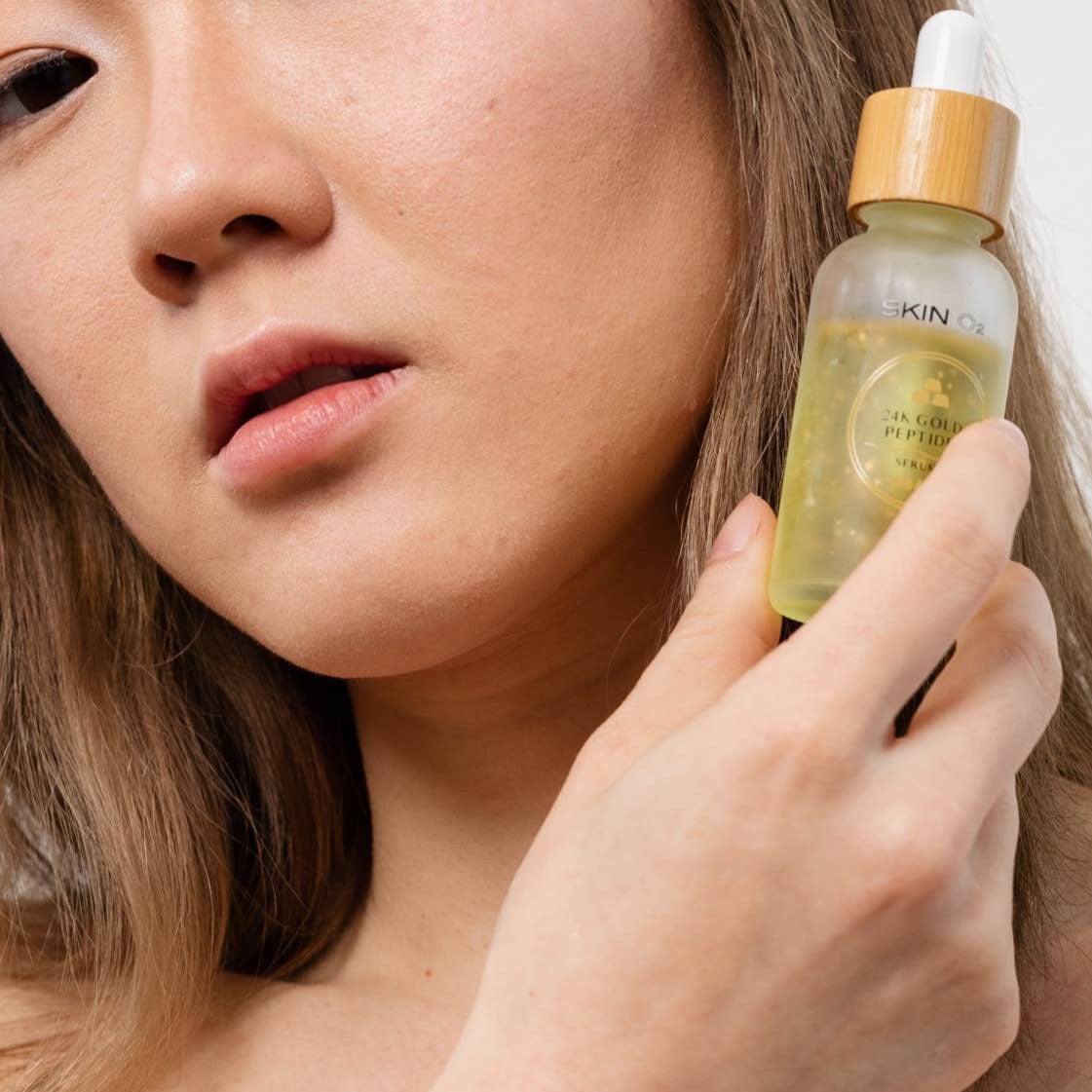 Skin O2 Serum 30ML Skin O2 24K Gold Peptide Anti-Ageing Serum – Vegan Firming & Hydrating Booster (30ml)
