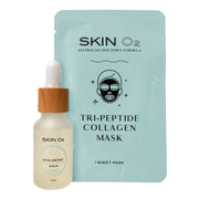 Skin O2 Serum Skin O2 Hyaluronic Serum Kit + Collagen Mask – Deep Hydration & Plumping Skin Treatment
