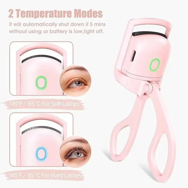 SNACC BEAUTY Beauty Tool USB Rechargeable Heated Eyelash Curler – Portable Electric Lash Curler for Long-Lasting Curl