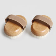 SNACC BEAUTY Body Brush Dry Brushing Body Brush – Exfoliating & Cleansing Brush with Soft Nylon Bristles (Wooden Handle)