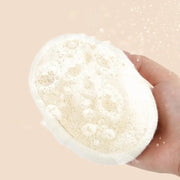 SNACC BEAUTY Body Loofah Large Natural Loofah Body Sponge – Oval Exfoliating Bath Scrubber Pad