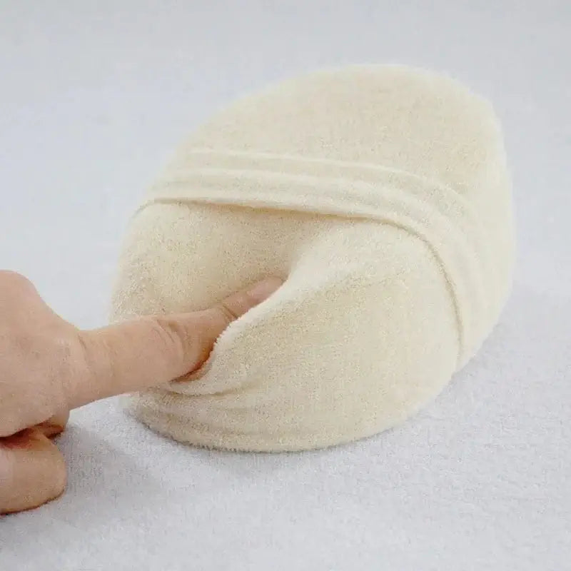 SNACC BEAUTY Body Loofah Large Natural Loofah Body Sponge – Oval Exfoliating Bath Scrubber Pad