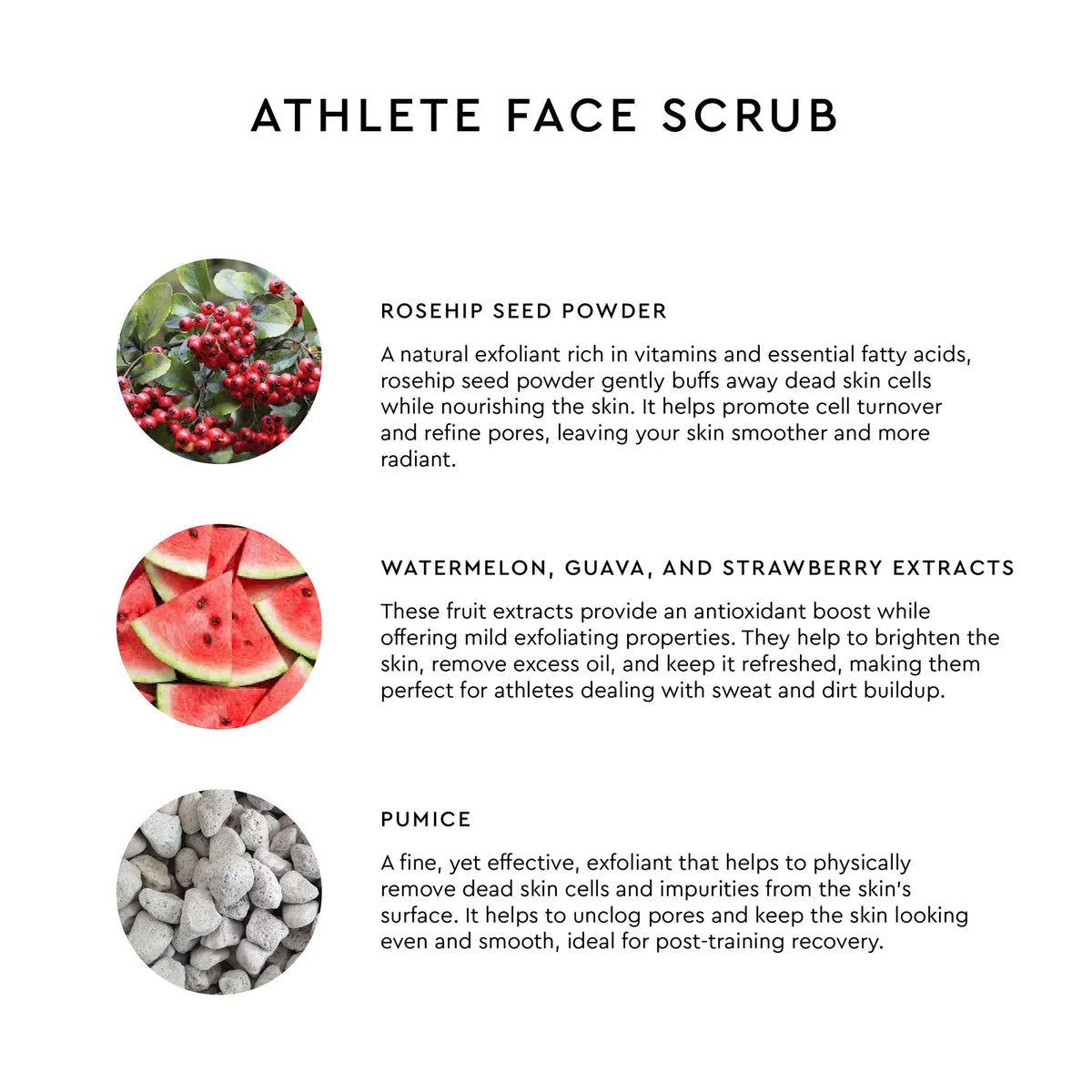 SNACC LIFESTYLE | BEAUTY & HOME Peak Active Athlete Face Scrub 50ml