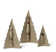 Paper Handmade Christmas Trees Natural festive decor set with elegant minimalist design.