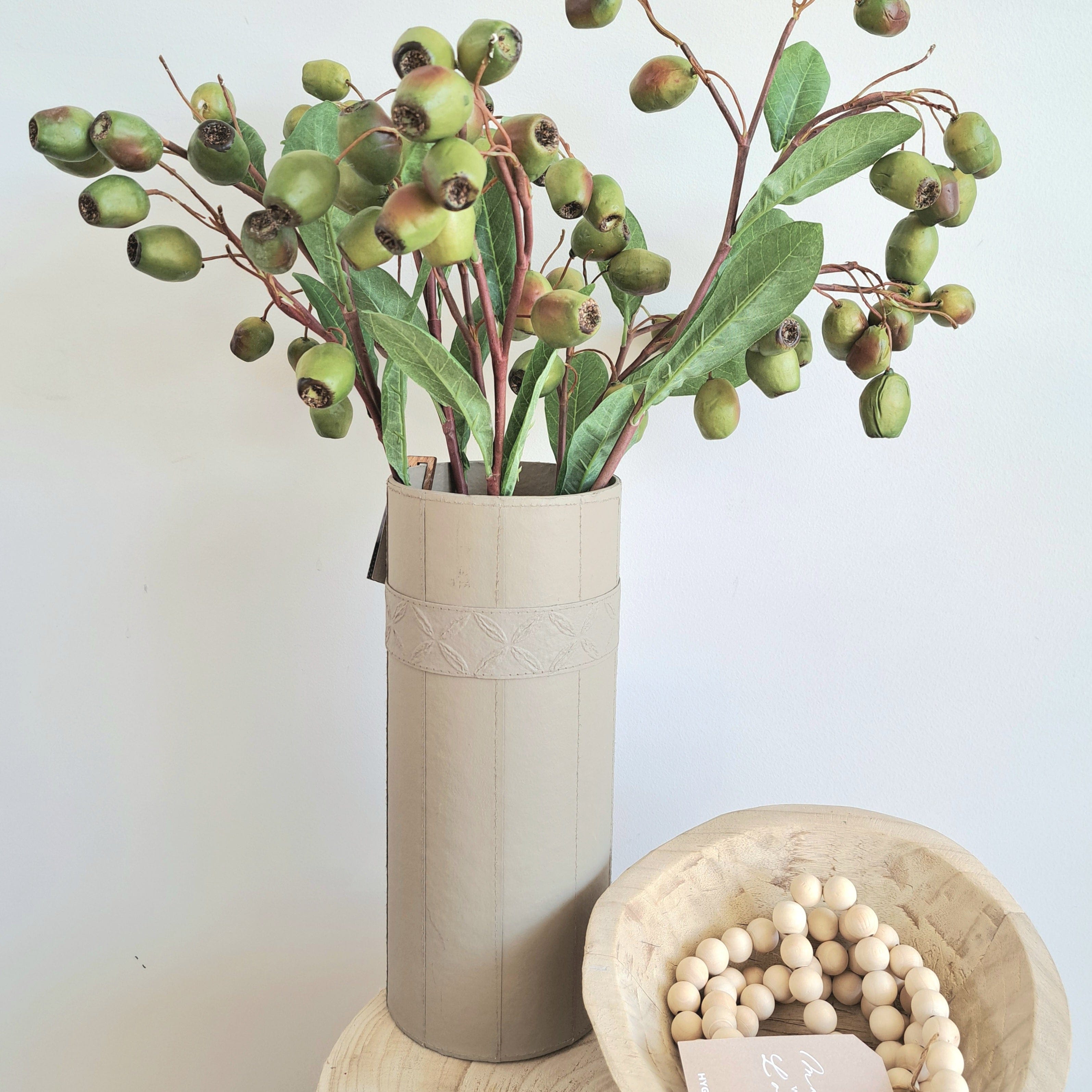 Treestripes Vase Diwali Stitched Paper Vase