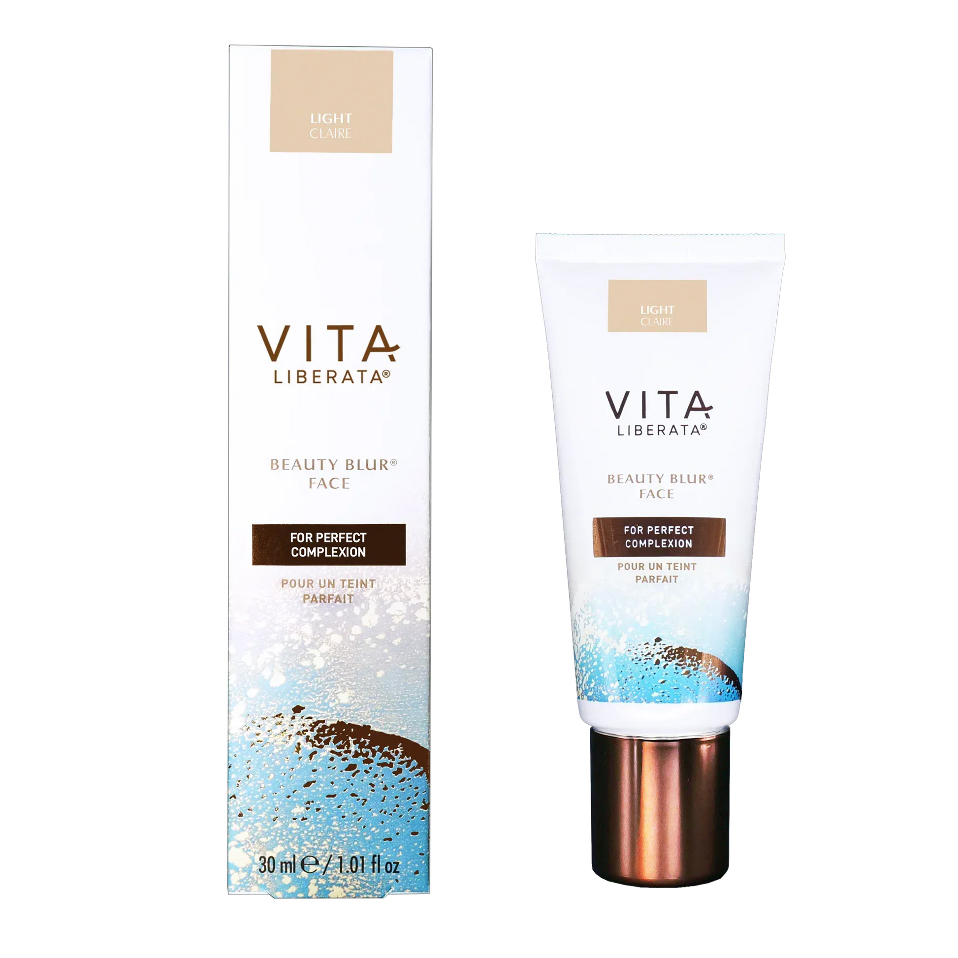 Vita Liberata Tinted Moisturiser Beauty Blur Face Light 30ml – Tinted BB Primer & Radiance Moisturiser