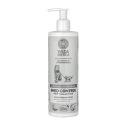 Wilda Siberian Shed Control Pet Shampoo 400ml bottle for coat care and reducing shedding in pets.