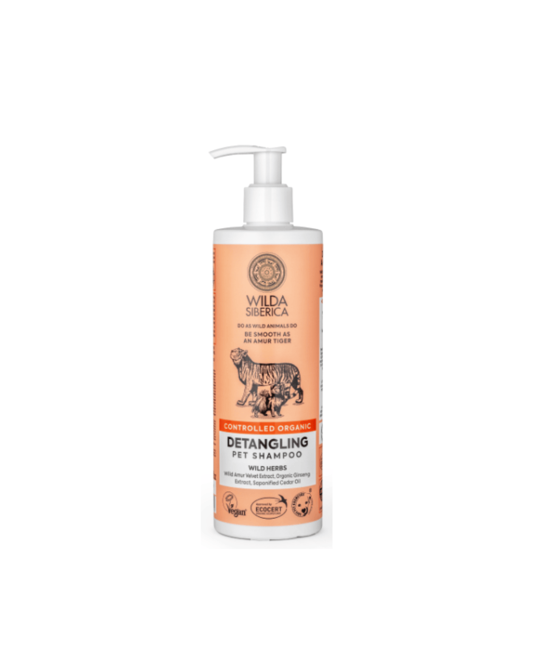 Wilda Siberica Detangling Pet Spray 250ml for long-haired pets to smooth and detangle fur.